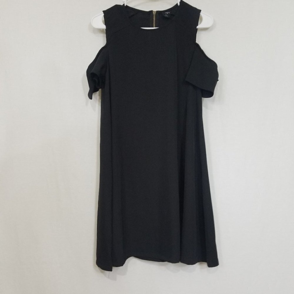 ETHEREAL cold shoulder midi dress